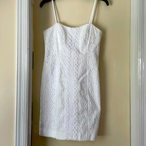 Lilly Pulitzer white eyelet dress